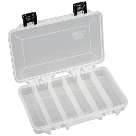 Plano Plano 2360670 StowAway 6 Fixed Compartment Box, 11L x 7-1/4W x 1-3/4H, Clear 2360600